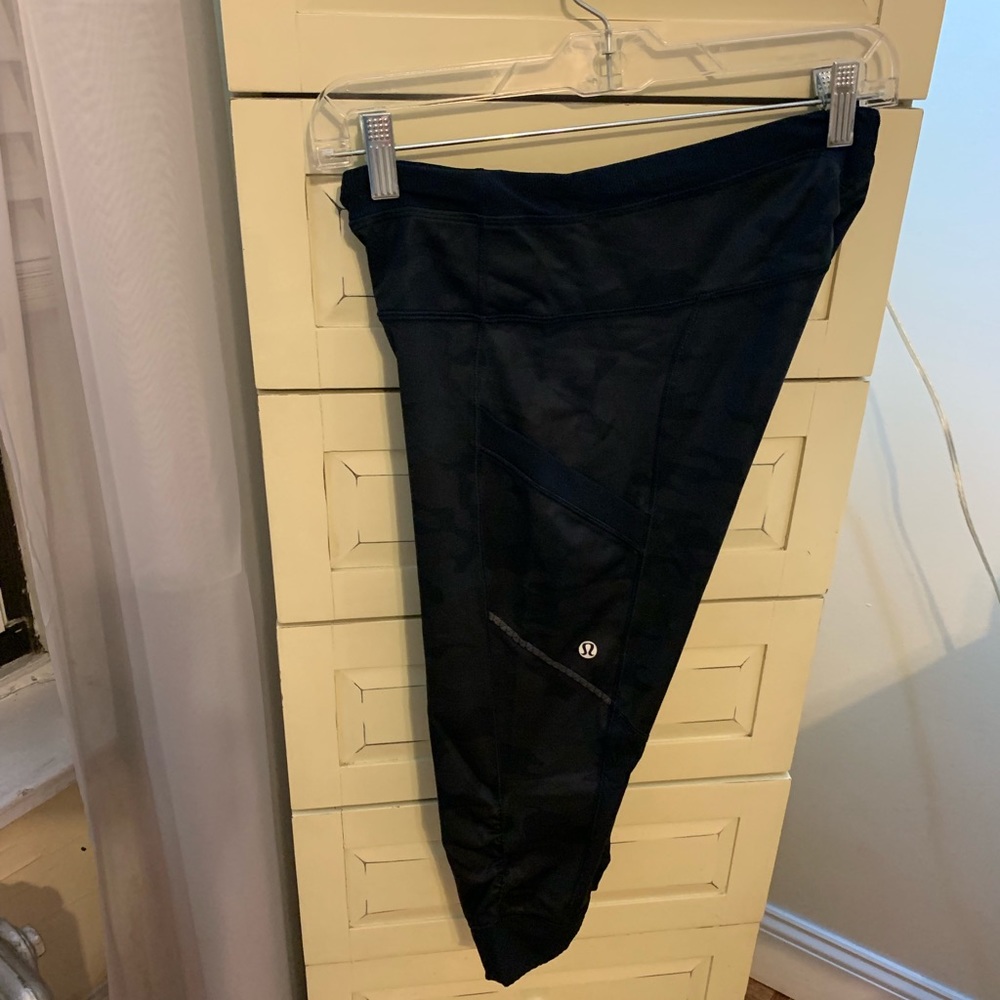 Lululemon black camo crops